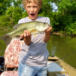 Top Water Trips Fishing Charter on our Jet Boat fishing For Bass on Blue Marsh