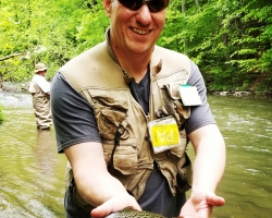 Fly Fishing Lessons With Top Water for Trout on French Creek