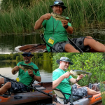 Kayak Bass Fishing Lessons with Top Water Trips