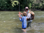 Fly Fishing in Pennsylvania Fly FIshing Lessons with Top Water Trips- Fly Casting Lessons on the Tulpehocken Creek