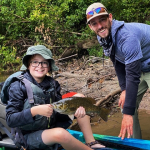 Kayak FIshing the Schuylkill River for Smallmouth with Top Water Trips