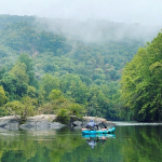 On the Schuylkill River in Reading Pa during Top Water Trips Kayak Tours