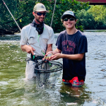 Private Fly Fishing Lessons with Top Water Trips Fishing Guide Service