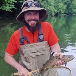 Trout Fishing with Profesional Guide Kevin Moriarty at Top Water Trips, LLC