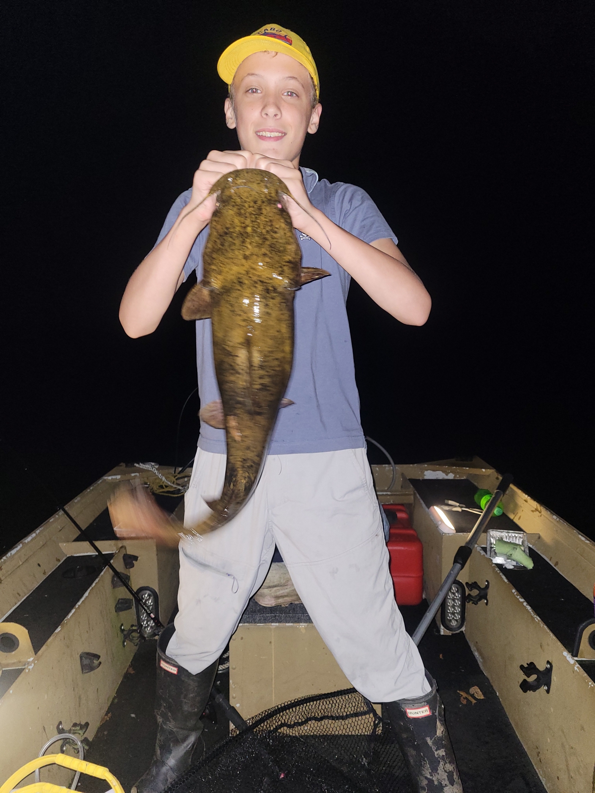 flathead catfish… Kayak And camping trip 